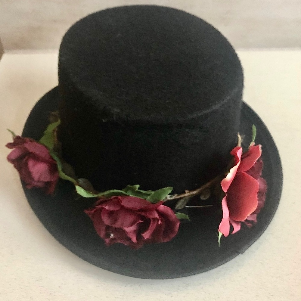 Beauty & Beast Inspired Fedora; Faux Suede